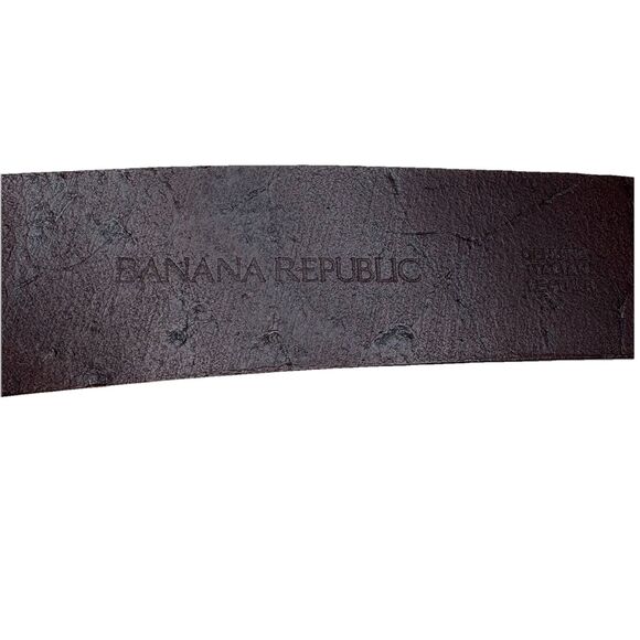 Banana Republic Brown Genuine Italian  Leather Belt Women's Size Medium - Picture 3 of 8